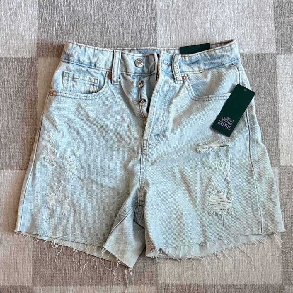 Wild Fable Super High-Rise Cutoff Shorts